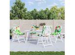 Cuscini Lisci Per Schienale Basso 4 Pz. Tessuto Oxford Multicolore - Cuscini Per Mobili Da Giardino DE5862600 1Pacco