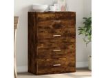 Maison Exclusive - Credenza In Rovere Affumicato 60X31X84 Cm Materiale Ligneo