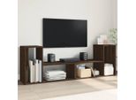 Best MöBel Mobili Tv 2 Pz. Aspetto Rovere Marrone 75X30X50 Cm Materiale In Legno - Mobili Tv Cloris New9576474 1Pacco