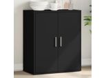 Bei Cloris Vetrina Credenza Nero 79X38X80 Cm Materiale A Base Di Legno - Cassettiere Nuovo6692894 1Pacco