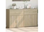 Maison Exclusive - Credenze 2 Pz Rovere Sonoma 60X31X70 Cm In Legno Multistrato