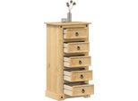 Comodino Durable 53X39X103 Cm In Pino Massiccio - Comodini E Armadi Octo5616678 1Pacco