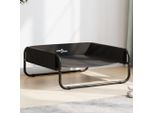 Letto Rialzato Per Cani Design New Antracite Oxford Tessuto E Acciaio - Letti Per Cani Mobili2025 CHY2325773 1Pacco