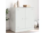 Credenza Vetrina Semplice Bianca 67X39X73 Cm Acciaio - Cassettiere DE8797355 1Pacco