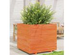 Maison Exclusive - Fioriera Giardino Marrone Cera 80X80X72 Cm Legno Massello Pino