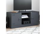 Mobile Tv Stabli MöBel Antracite 99X39X44 Cm In Acciaio - Mobili Tv CC2171305 1Parte