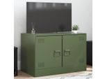 Mobile Tv Di Design Verde Oliva 67X39X44 Cm In Acciaio - Mobili Tv 2025 New7488734 1Parcel