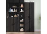 Maison Exclusive - Credenza Alta Nera 30X41X185 Cm Materiale Ligneo