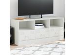 Mobile Tv Stabli MöBel Bianco 99X39X44 Cm Acciaio - Mobili Tv CC5826418 1Pacco