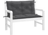 Eleganten-Stil Cuscini Per Panca Da Giardino 2 Pz. Tessuto Melange Antracite 100X50X7 Cm - Cuscini Per Mobili Da Giardino Hommie3914812 1Pacco
