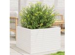 Best MöBel Fioriera Bianca 70X70X46 Cm Pino Massiccio - Letti CL2109043 2Parti