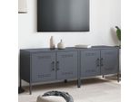 Best MöBel Mobili Tv 2 Pz. Antracite 68X39X50,5 Cm Acciaio - Mobili Tv CL7309155 1Pacco