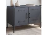 Maison Exclusive - Mobile Tv Antracite 68X39X50,5 Cm Acciaio