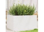 Fioriera Durevole Bianca 90X60X45,5 Cm In Pino Massiccio - Letti Octo8187260 1Pacco