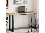 Best MöBel Piano Tavolo Rettangolare 140X50X2 Cm In Legno Massiccio Di Acacia - Piani Tavolo Cloris New4468207 1Parte