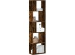 2025 Libreria Cloris 5 Ripiani Rovere Fumé 45X23,5X162,5 Cm Materiale Legno - Librerie Vendita4330357 1Pacco