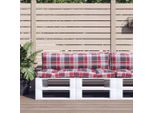 Bei Cloris Cuscini Per Pallet 2 Pezzi In Tessuto Rosso A Scacchi - Cuscini Per Mobili Da Giardino Nuovo4805713 1Pacco