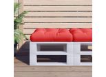 Best MöBel Cuscino Pallet Rosso 58X58X10 Cm In Tessuto - Cuscini Per Mobili Da Giardino CL6240229 1Pacco