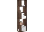 Maison Exclusive - Libreria 5 Ripiani Effetto Rovere Marrone 45X23,5X162,5 Cm