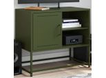 Best MöBel Mobile Tv Giallo Senape 100,5X39X60,5 Cm Acciaio - Mobili Tv Cloris New2802406 1Pacco