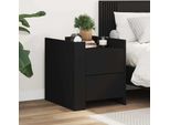 Best MöBel Comodino Nero 45X50X50 Cm Materiale A Base Di Legno - Comodini E Armadi CL7304459 1Pacco