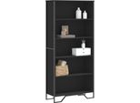 Maison Exclusive - Libreria Nera 80X31X169 Cm In Truciolato