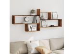Maison Exclusive - Mensola Da Parete Effetto Legno Antico 167,5X18X68 Cm Materiale Ligneo