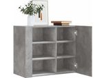 2025 Mensola Da Parete Moderna In Cemento Grigio 75X35X60 Cm In Legno - Mensole Da Parete,Design 8146047 1Parte