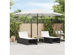 Ombrellone Semplice Con Palo In Acciaio Bianco 388X388X248 Cm - Ombrelloni DE5754368 1Pacco
