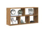 Maison Exclusive - Mensola Da Parete In Rovere Artigianale 100X25X50 Cm Materiale Ligneo