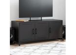 Mobile Tv Stabli MöBel Nero 100,5X39X43,5 Cm Acciaio - Mobili Tv CC5742997 1Pacco