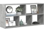 Maison Exclusive - Mensola Da Parete Grigio Cemento 100X25X50 Cm Materiale Ligneo