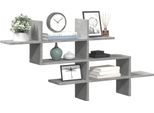 Maison Exclusive - Mensola Da Parete Grigio Cemento 124,5X18X60,5 Cm Materiale Ligneo