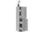 Pratica Vetrinetta Armadio Speziale Grigio Sonoma 40X41X144,5 Cm Pannelli A Base Di Legno - Cassettiere ,Mobili Di Design 5652561 2Parti