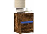 Best MöBel Comodini Con Luci Led 2 Pz. Rovere Fumé - Comodini E Armadi Cloris Nuovo1669688 1Pacco