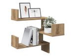 Mensole Angolari Da Parete Design 2 Pz. Rovere Artigianale 40X40X49,5 Materiale A Base Di Legno - Mensole A Muro 2025 Nuovo8502305 1Pacco