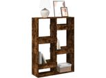 Maison Exclusive - Libreria Rovere Fumo 100X33X135 Cm In Legno Multistrato