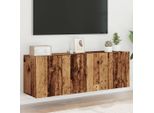 Mobili Tv A Parete In Stile Elegante 2 Pz. Aspetto Legno Vecchio 60X30X41 Cm - Mobili Tv Hommie5017133 1Pacco