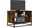 Best MöBel Mobile Tv Rovere Fumé 61X40X46 Cm Materiale A Base Di Legno E Metallo - Mobili Tv CL2789244 1Parte