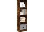 Stabli MöBel Libreria In Rovere Affumicato 40X24X143 Cm Materiale A Base Di Legno - Librerie CC7622526 1Pacco