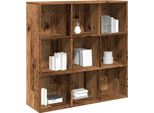 2025 Libreria Cloris Effetto Legno Vecchio 98X29X97,5 Cm - Librerie Vendita8805585 1Pacco