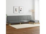 Pratico Set Di Divani A 2 Pezzi In Tessuto Grigio Scuro - Divani Classici ,Mobili Di Design 6915410 2Parcel
