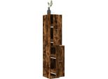 Design Nuova Vetrinetta Vetrinetta Per Farmacia Rovere Fumé 30X41X174,5 Cm Materiale A Base Di Legno - Cassettiere MöBel2025 CHY9740081 2Parti