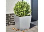 Maison Exclusive - Fioriere 2 Pezzi 40X40X40 Cm Acciaio Zincato