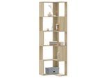 Maison Exclusive - Libreria Angolare 5 Ripiani Rovere Sonoma 50X50X179 Cm Materiale Ligneo