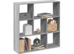 2025 Libreria Divisoria Moderna Grigio Sonoma 102X29X103,5 Cm - Librerie,Design 3499285 1Parte