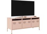 Maison Exclusive - Mobile Tv Rosa 101,5X39X43,5 Cm Acciaio Laminato A Freddo