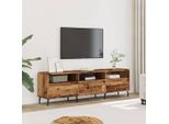 Maison Exclusive - Mobile Tv Effetto Legno Antico 150X30X44,5 Cm Materiale Ligneo