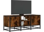 Best MöBel Mobile Tv Rovere Fumé 100X35X41 Cm Materiale A Base Di Legno E Metallo - Mobili Tv CL1671565 1Pacco