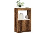 2025 Cloris Credenza Effetto Legno Vecchio 63X33X100 Cm Materiale A Base Di Legno - Librerie Vendita1901941 1Pacco